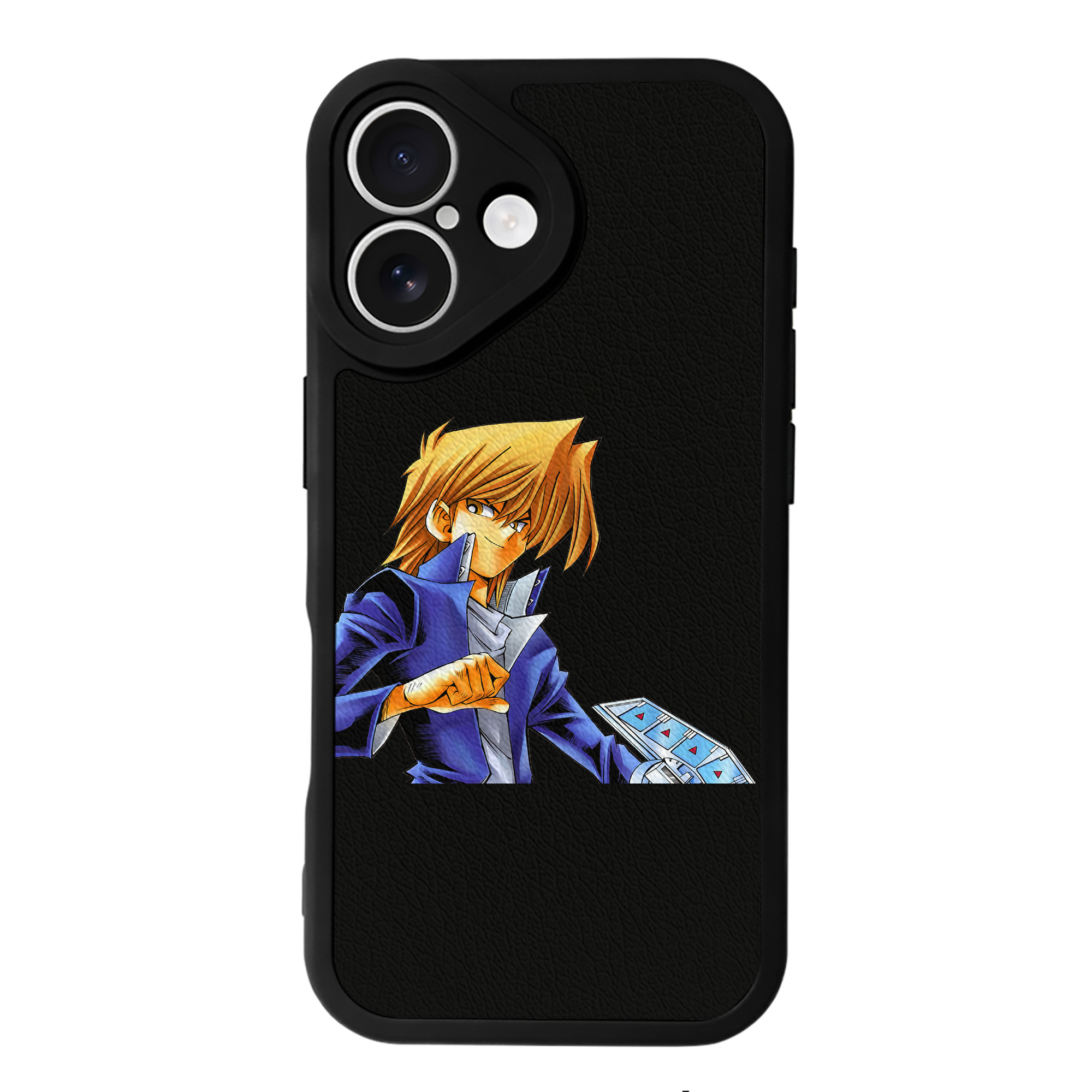 遊☆戯☆王 Yu-Gi-Oh! 【iPhone 16シリーズ対応】シリコンスマホケース（レザー調） 材質：シリコン